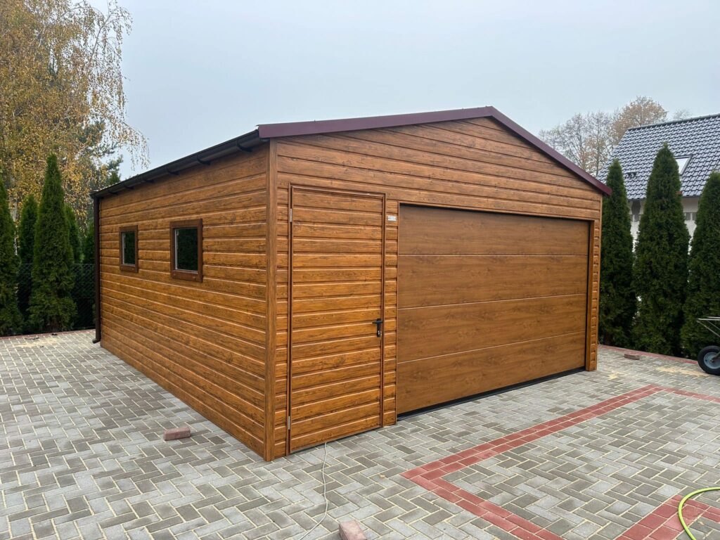 Fahatású garázs szekcionált kapuval 5 m x 6 m ID S10