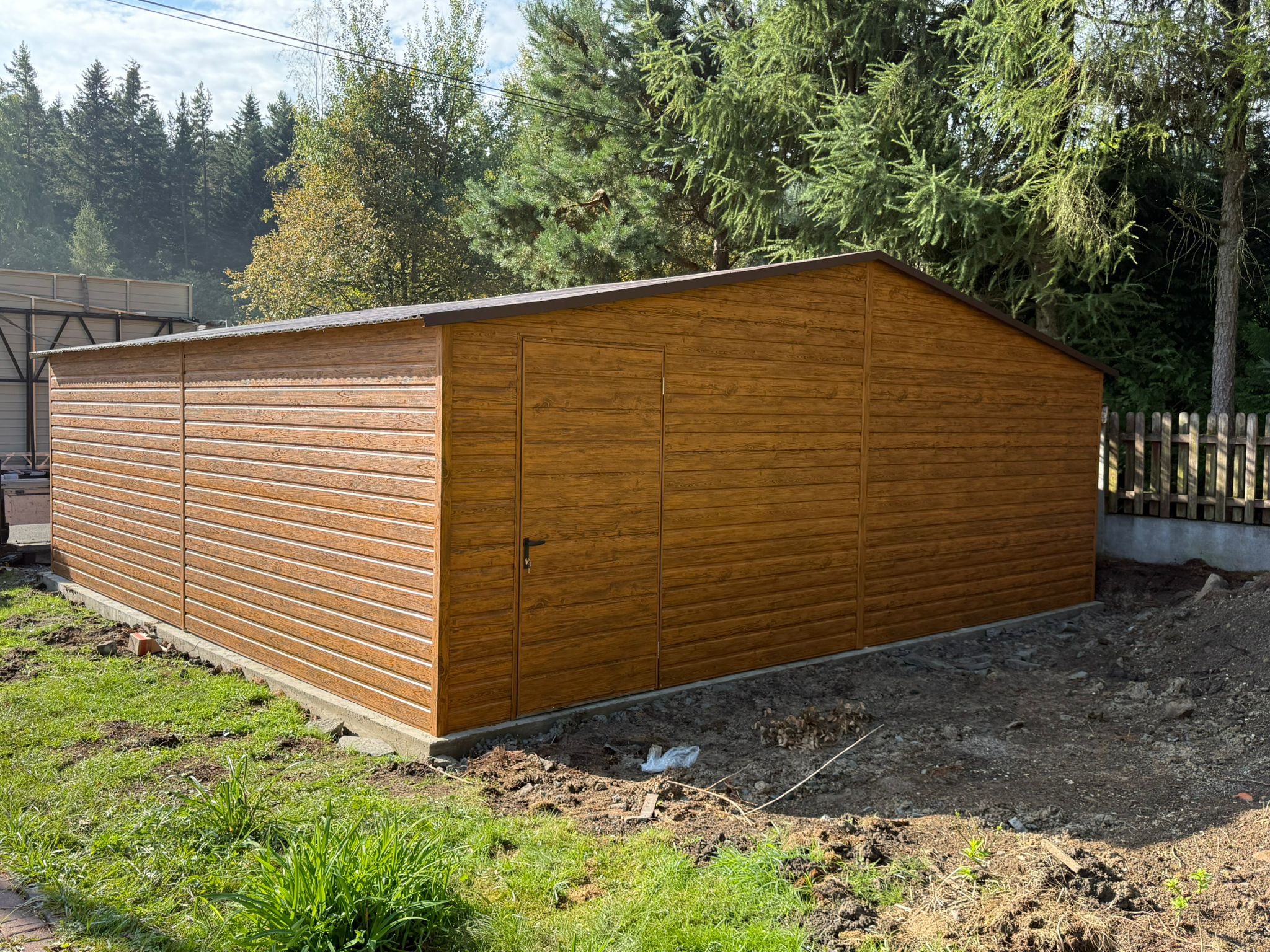 Fahatású garázs szekcionált kapuval 6 m x 6,5 m – ID S31